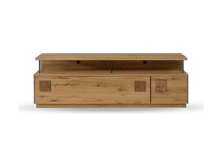 Wildeiche massiv Lowboard in modernem Design Klappe und T�r Wildeiche massiv Lowboard in modernem Design Klappe und T�r von Kauf-Unique Marketplace