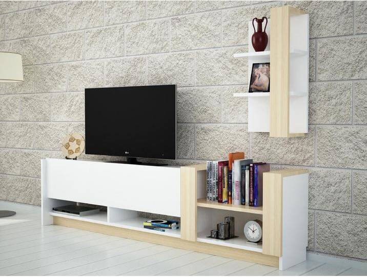 Wohnwand Kazablanka Weiß Safir von Kauf-Unique Marketplace