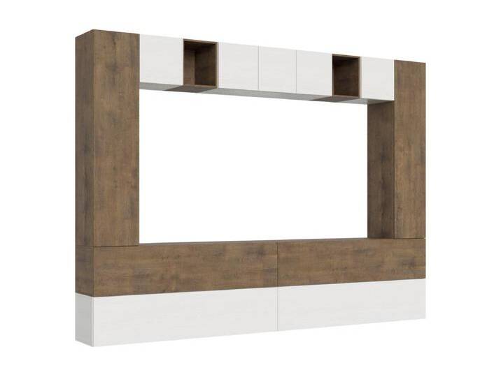 Zusammensetzung der Wohnzimmerwand H105 L.348 H.254 T.39,2 von Kauf-Unique Marketplace