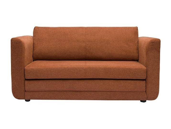Zweisitzer-Schlafsofa aus strukturiertem Samteffektstoff in gebrannter Erde LEON Zweisitzer-Schlafsofa aus strukturiertem Samteffektstoff in gebrannter Erde LEON von Kauf-Unique Marketplace