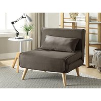 Futonsessel - Stoff - Taupe - POSIO von Kauf-unique