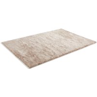 Hochflorteppich ultraweich - 140 x 200 cm - Taupe mit Beige-Schimmer - DOLCE von OZAIA