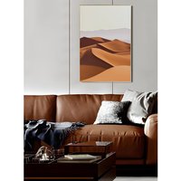 Kunstdruck gerahmt - 60 x 90 x 2,5 cm - Orange - DESERTO von OZAIA