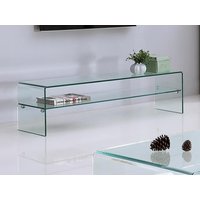 TV-Möbel mit 1 Ablage - Glas - STILEOS von Kauf-unique