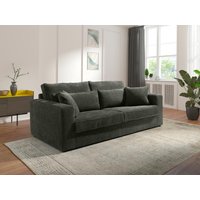 3-Sitzer-Sofa - Bouclé-Stoff - Grau - MONDOVI von Kauf-unique