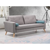 Sofa 3-Sitzer - Stoff - Grau - TATUM von Kauf-unique