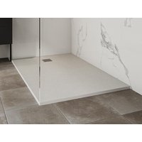 Aufsatz- oder Einbauduschtasse - Kunstharz - mit Abfluss - Weiß - 140 x 90 cm - MIRNOSA von Shower & Design