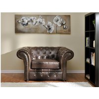 Chesterfield Ledersessel - Vintage Leder - Braun - CLOTAIRE von Vente-unique