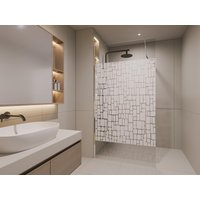 Duschtrennwand Seitenwand italienische Dusche - 120 x 190 cm - LAURA von Shower & Design