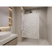 Duschtrennwand Seitenwand italienische Dusche - 140 x 190 cm - LAURA von Shower & Design