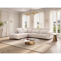 Großes Ecksofa - Ecke links - Cord - Beige - TESSIO von Maison Céphy von Maison Céphy