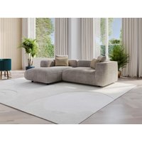 Ecksofa - Ecke links - Strukturstoff Grau - TALMINE von Kauf-unique