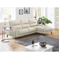 Ecksofa - Ecke rechts - Büffelleder - Beige - VALDANA von Kauf-unique