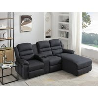 Ecksofa Relaxsofa - Ecke Rechts - Stoff - Anthrazit - MACEDONIA von Kauf-unique