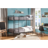Etagenbett - 2 x 90 x 190 cm - Schwarz - DUOTIS II Etagenbett - 2 x 90 x 190 cm - Schwarz - DUOTIS II von Vente-unique
