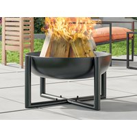 Feuerschale Garten rund - 60 cm x 30 cm - Schwarz - OGMA von Kauf-unique