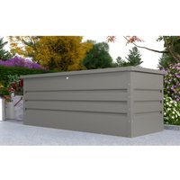 Garten-Aufbewahrungsbox - Stahl - Grau - Volumen 582L - TOMASO von Kauf-unique