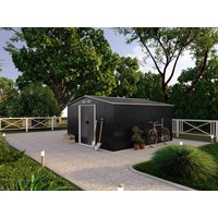 Gerätehaus Gartenhaus - Stahl - 13m² - MANSO von EXPERTLAND