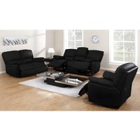 Relaxsofa 2-Sitzer elektrisch - Leder - Schwarz - MARCIS von Kauf-unique