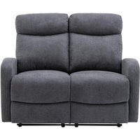 Relaxsofa 2-Sitzer - Stoff - Grau - EVELYN von Kauf-unique