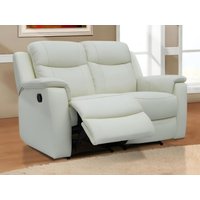 Relaxsofa Leder 2-Sitzer - Elfenbein-Weiß - EVASION von Kauf-unique