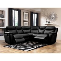 Relaxsofa Leder Ecksofa - Schwarz - EVASION von Kauf-unique