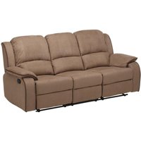 Relaxsofa 3-Sitzer - Microfaser - Taupe - HERNANI Relaxsofa 3-Sitzer - Microfaser - Taupe - HERNANI von Vente-unique