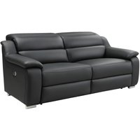 Relaxsofa elektrisch 3-Sitzer - Leder - Schwarz - ARENA III von Kauf-unique