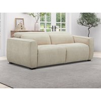 Relaxsofa elektrisch 3-Sitzer - Stoff - Beige - LAGUNDI von Kauf-unique