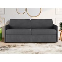 Schlafsofa 4-Sitzer - Liegefläche: 160 cm - Matratzenhöhe: 22 cm - Stoff - Grau - CALIFE von Kauf-unique