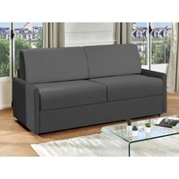 Schlafsofa 4-Sitzer - Liegefläche: 160 cm - Matratzenhöhe: 22 cm mit Memory Schaum - Stoff - Grau - CALIFE von Vente-unique