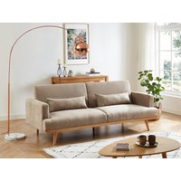Schlafsofa Klappsofa 3-Sitzer - Stoff - Beige - ESME Schlafsofa Klappsofa 3-Sitzer - Stoff - Beige - ESME von Vente-unique