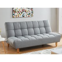 Schlafsofa Klappsofa 3-Sitzer - Stoff - Grau - ESTEBAN von Kauf-unique