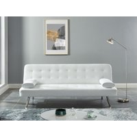 Schlafsofa Klappsofa - Kunstleder - Weiß - MICHELLE II Schlafsofa Klappsofa - Kunstleder - Weiß - MICHELLE II von Vente-unique