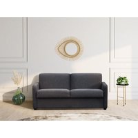 Schlafsofa mit Matratze 3-Sitzer - Stoff - Anthrazit - TOMAKA von Kauf-unique