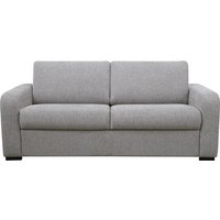 Schlafsofa mit Matratze 4-Sitzer - Liegefläche 160 cm - Matratze 14 cm - Stoff - Grau - BEVIS von Kauf-unique