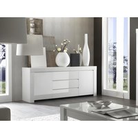 Sideboard mit 2 Türen & 3 Schubladen - Weiß lackiert - CETARA von Kauf-unique