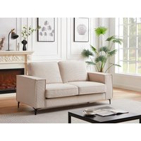 Sofa 2-Sitzer - Cord - Beige - OLMEDA von Kauf-unique