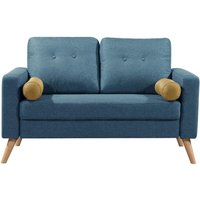 Sofa 2-Sitzer - Stoff - Blau - TATUM von Kauf-unique