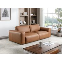 Sofa 3-Sitzer - Leder - Braun - LAVANE von Kauf-unique