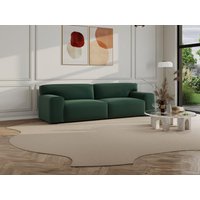 Sofa 3-Sitzer - Samt - Grün - OTRANO von Kauf-unique