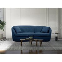 Sofa 3-Sitzer - Stoff - Blau - LORRAINE von Kauf-unique
