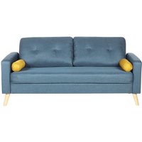 Sofa 3-Sitzer - Stoff - Blau - TATUM von Kauf-unique