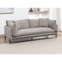 Sofa 3-Sitzer - Stoff - Grau - CORFINO von Vente-unique