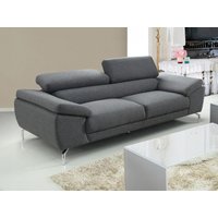 Sofa 3-Sitzer - Stoff - Grau - GRETEL von Kauf-unique