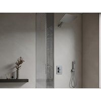 Unterputz-Duschset mit Thermostat-Mischbatterie - Ausführung Nickel gebürstet - TEREK von Shower & Design