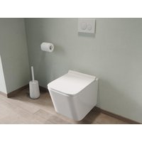 Wand-WC aus Keramik ohne Flansch - Weiß - CLEMONA von Kauf-unique