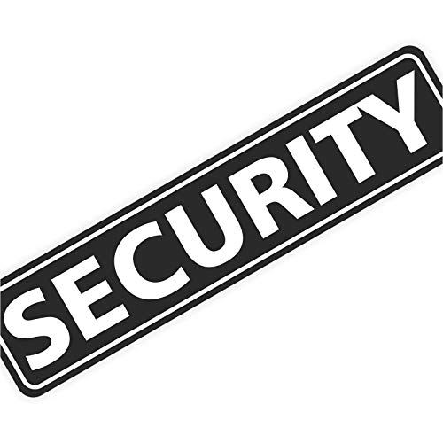 Magnetschild Magnettafel Schild Security 300x70 mm 0,9 mm stark haftend runde Kanten Magnetschild Magnettafel Schild Security 300x70 mm 0,9 mm stark haftend runde Kanten von KDS