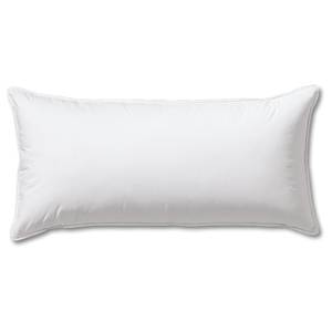 home24 Daunenkissen Edition 3C Medium Weiß 50 x 70cm Baumwollstoff von home24
