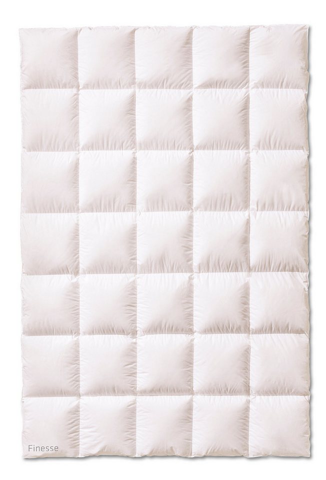 Kauffmann Microfaserbettdecke Finesse, Füllung: 100 % Sensofill Soft Faser (Polyester), Bezug: 100% Baumwolle, daunenähnliche Haptik von Kauffmann